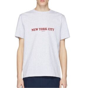A.P.C. Grey New York T-Shirt